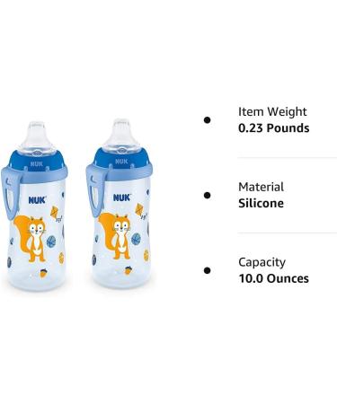 Nuk 62703 10 Oz Active Toddler Silicone Cup - Buy Online on SooperMarket.com