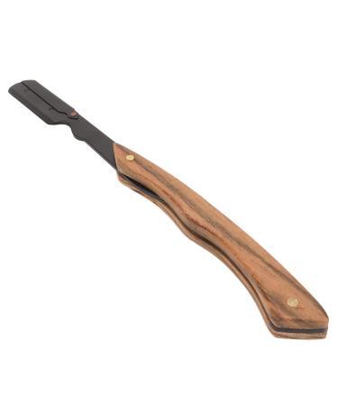 Jauarta Beard Blade Holder Foldable Manual Stainless Steel Lightweight Straight Edge Precise Hair Blade Stand