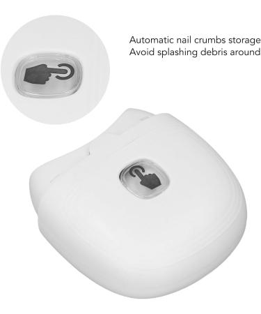 Electronic Safety Nail Trimmer Automatic Rechargeable Multifunctional Intelligent Control Electric Nail Trimmer for Adult Toenails (White) - Buy Online on SooperMarket.com