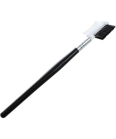 Lodokdre 1 Piece Women's Double-Sided Comb Eyebrow Brush Holder Makeup Black Cosmetic Makeup Tool - Buy Online on SooperMarket.com