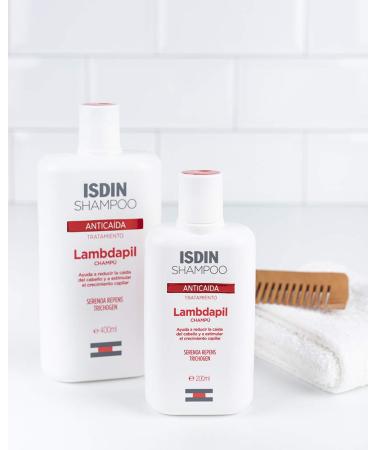 ISDIN LAMBDAPIL Shampoo for Hair Loss | 400ml | Reduces Hair Loss & Stimulates Growth | International Shipping Available - Buy Online on SooperMarket.com