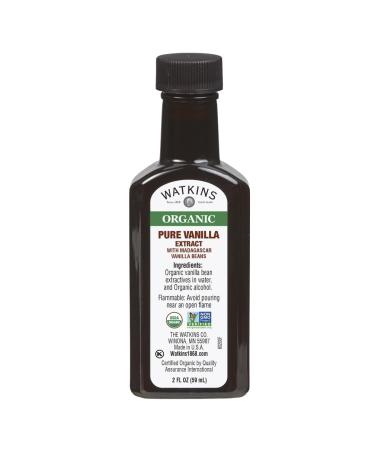 Watkins Organic Pure Vanilla Extract 2 oz - All-Natural Flavoring - Buy Online on SooperMarket.com