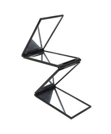 4 Way Mirror Portable Makeup Mirror DIY Haircut Tool 360 Degree Handheld Desktop Foldable Makeup Mirror for Self Hair Cutting Ideal for Women Gift