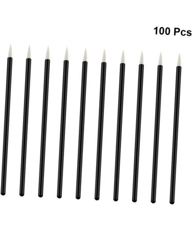 Hemoton 100pcs Eye Makeup Tools Cosmetics Brush 10X0.5X0.5cm White - Buy Online on SooperMarket.com