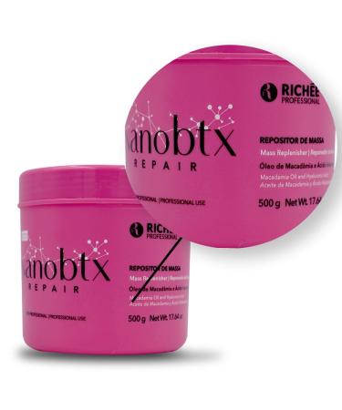 Rich e NanoBtx Repair Mass Replenisher with Hyaluronic Acid - 500g | Best International Shipping & Hair Repair Solution - Buy Online on SooperMarket.com