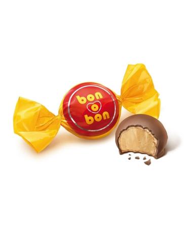 Bon O Bon Bonbons with Peanut Cream Filling and Wafer 450 Grs.Two Pack 15.87 Ounce (Pack of 1)Two Pack - Buy Online on SooperMarket.com