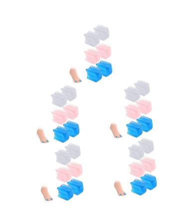 Pedicure Tools 30 Pcs Eversion Separator Thumb Splint Thumb Protector Nail Art Tool Hammer Separator Zen Bunion Wrap Crooked Spacers for Feet Support Dilator Nail Art Tools As Shownx5pcs 2.8x2.2cmx5pcs