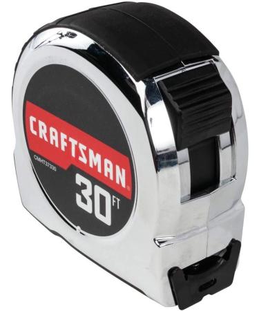 CRAFTSMAN Chrome Classic 30-Foot Tape Measure (CMHT37330S) - Buy Online on SooperMarket.com