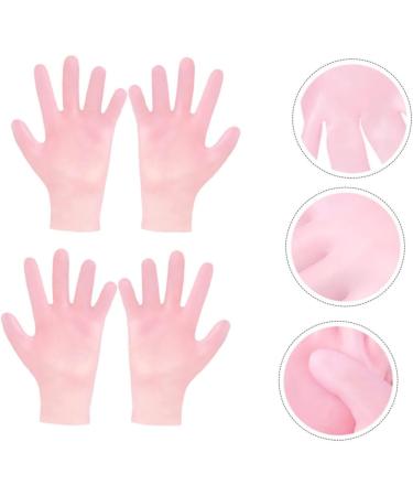 Healeved 2 Pairs Whitening Moisturizing Gloves Moisturizing Gel Gloves Healing Gloves for Dry Cracked Anti-Dry Gloves Moisturizing Hand Gloves Sokcs Pink Miss Sock Sun Protection Sebs - Buy Online on SooperMarket.com