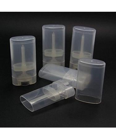 30pcs 0.5 Oz Clear Empty Plastic Deodorant Containers New Empty Oval Lip Balm Tubes 15ml Oval Deodorant Containers for Lipstick Crayon Chapstick DIY Make Your Own Deodorant Lotion Bar 30 Pcs Clear - Buy Online on SooperMarket.com