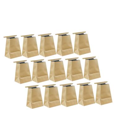 Kraft Paper Bags 15pcs Vomit Bag Light Brown Travel Kraft Paper Mini Trash Bags