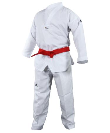 adidas Adi Start II White V-Neck Student Taekwondo Dobok Uniform 7