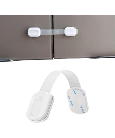 Jingling Child Safety Belt Locks - Self-Adhesive Cupboard & Fridge Drawer Locks for Ultimate Child Safety - Buy Online on SooperMarket.com