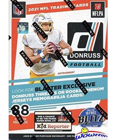 2021 Panini Donruss Football Exclusive Retail Box - 88 Cards! Mac Jones, Trevor Lawrence, Justin Fields, Zach Wilson, Trey Lance & More - Buy Online on SooperMarket.com
