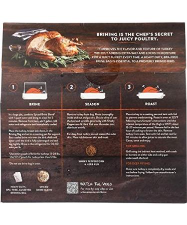 Urban Accents Gourmet Gobbler Turkey Brine Kit 12.75oz - Perfect for Thanksgiving (1 Pack) - Buy Online on SooperMarket.com
