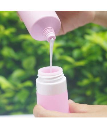 Buy 5-Part Silicone Travel Bottle Set - Leak-Proof Portable Refill Bottles with Carabiner | Perfect for Liquid Soap & Toiletries - 38 ml - Buy Online on SooperMarket.com