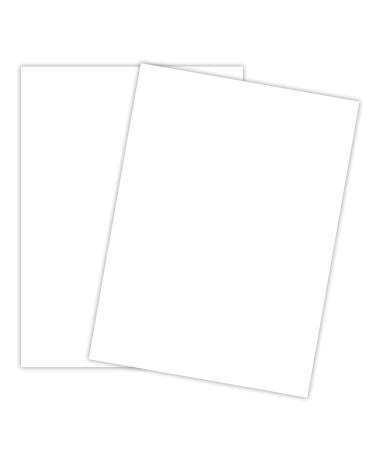 White Cardstock - Thick Paper for School Arts and Crafts Invitations Stationary Printing | 65 lb Card Stock | 8.5 x 11 inch | Medium Weight Cover Stock (176 gsm) 96 Brightness | 50 Sheets Per Pack