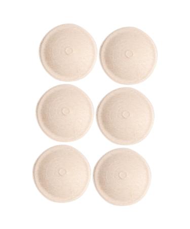 1 Box 6pcs Breast Pads Leakproof Maternity Bra Feeding Pad Keychain Magnifying Glass Maternity Breastfeeding Adhesive Breast Soft Nursing Pad Pregnant Woman Disposable 100% Cotton