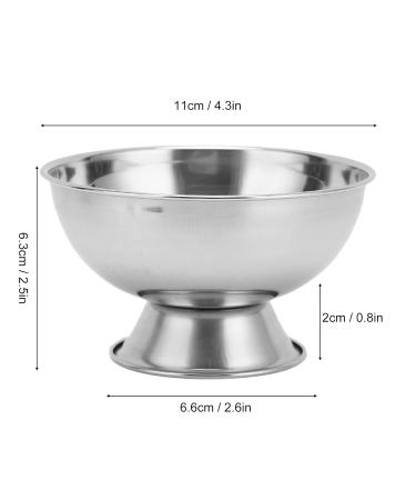 Premium Stainless Steel Shaving Soap Dish & Mug - Stabilized Base Shaving Cup & Brush Holder for Home & Salon Use - Buy Online on SooperMarket.com