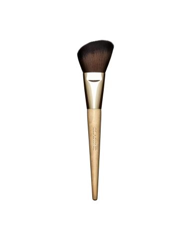 Clarins Blush Brush | Angled Brush | Color Contour and Highlight With Natural Looking Results | Ultra-Soft Synthetic Fibers and Sustainably Sourced Birch Handle