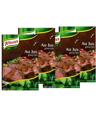 Knorr Au Jus Gravy Mix - 0.6 oz, pack of 4 Natural 0.6 Ounce (Pack of 4)