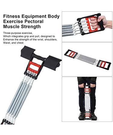 VGEBY 3-in-1 Spring Chest Expander | Arm Muscle Exerciser with 5 Springs - Home Fitness Equipment - Buy Online on SooperMarket.com
