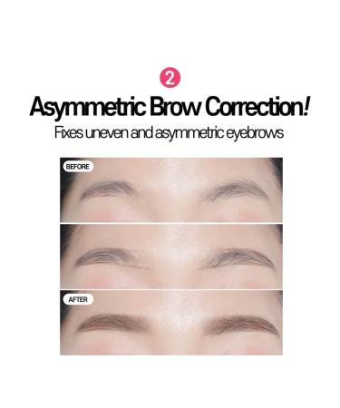 ETUDE Bare Edge Brow Pencil 03 Grey Brown - Hexagon Brush Brow Mascara for Zero Clump & Defined Brows - Buy Online on SooperMarket.com
