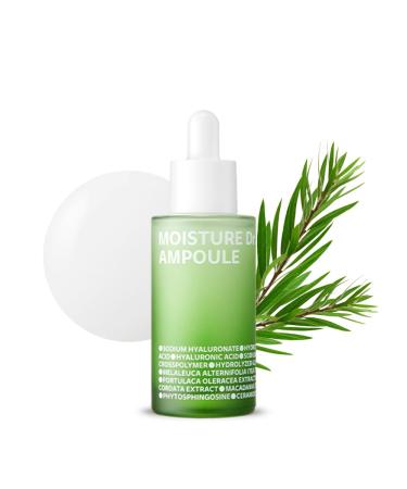 ISOI Moisture Dr.Ampoule 40ml (1.35 fl.oz) | Hydrating Soothing Daily Facial Moisturizer for Dry and Sensitive Skin with Tea Tree Ceramide Hyaluronic Acid | Skin Barrier Repair