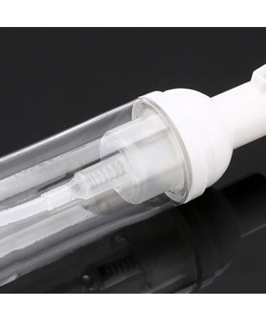 Solustre 2pcs 50ml Empty Refillable Clear Plastic Pump Bottle Mini Foam Dispenser Bottle for Lotion Cream Travel Small Container - Buy Online on SooperMarket.com