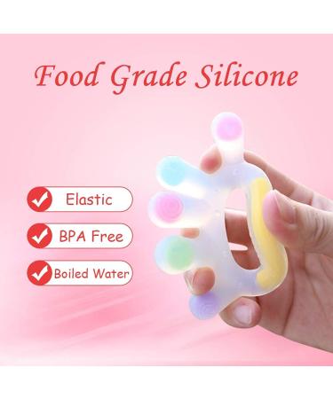 Haakaa Silicone Teething Toy for Babies - BPA Free Teething Rings for 3+ Months - Safe Chewing Toy - Buy Online on SooperMarket.com