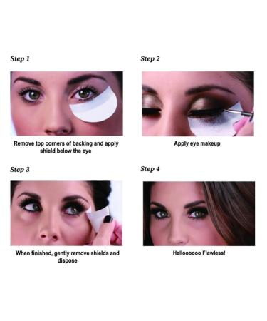 50 Sheet Under Eye Pads - Lint Free Lash Extension Eye Patches & Eyeshadow Stencils for Professional Makeup - Buy Online on SooperMarket.com