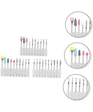 minkissy 3 Sets Nail Polisher Nail Drills for Acrylic Nails Professional Manicure Nail Drill Bits Power Tools Manicure Trimming Polishing Heads Efficient Alloy Tungsten Steel Tapa - Buy Online on SooperMarket.com