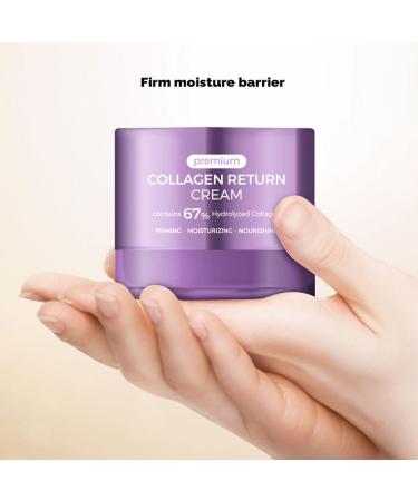 Buy PS.PRETTYSKIN Premium Collagen Return Cream - Anti-Aging Firming & Hydrating Korean Skin Care for Face (1.69 fl. oz) - Reduce Fine Wrinkles - Buy Online on SooperMarket.com