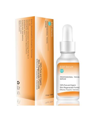 EGF Serum for Face - Featuring Skin Growth Factor EGF for Moisturizing - For Face Neck and Chest - 1 fl oz