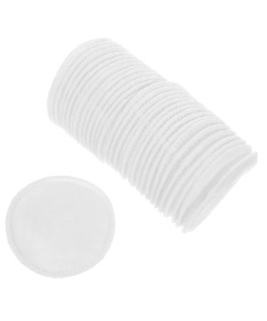 Balacoo 600 Pcs Cleansing Cotton Makeup Remover Makeup Puff Make up Pads Face Cleaning Wipes Facial Cleaning Powder Puff Face Cleaning Puff Cotton Pads White Press Edge Absorbent Cotton