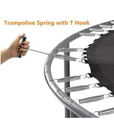 Set of 16 Heavy Duty Stainless Steel Replacement Springs for 5.5-7 Inch Trampoline - Buy Online on SooperMarket.com