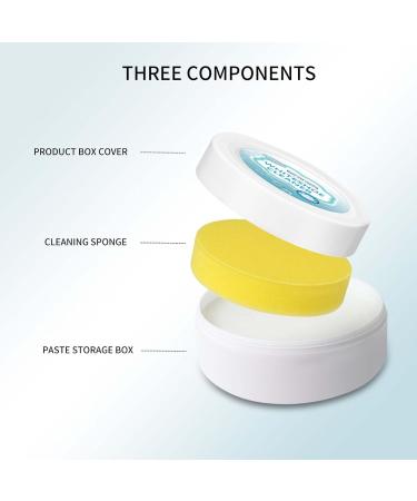 Multipurpose Cleaning Cream 2023 New Multi-Functional Cleaning And Stain Removal Cream White Shoes Cleaning Cream Special With Sponge Wipe Multifunctional Stain Remover Cream120g (Multicolor 2PCS) - Buy Online on SooperMarket.com