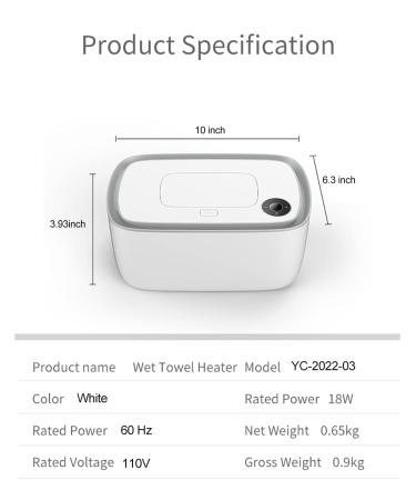Baby Wipe Warmer with Large Capacity and Quick Heating System - Diaper Wet Wipes Dispenser with LED Display for Accurate Temperature Setting - Buy Online on SooperMarket.com