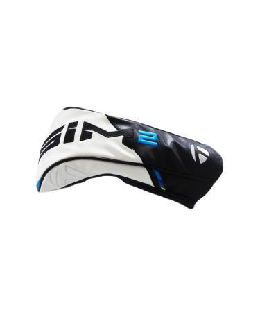 TaylorMade New 2021 Golf Sim2 Driver Headcover Black/White/Blue/Lime Neon