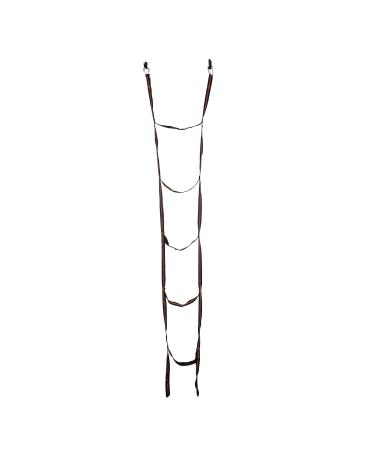 TWSOUL Climbing Aider, Climbing Rope Aider 5 Step Lightweight Etrier Foot Ascender Ascending Loop Webbing Ladder Hanging Rope for Climbing Caving Rescue Rock