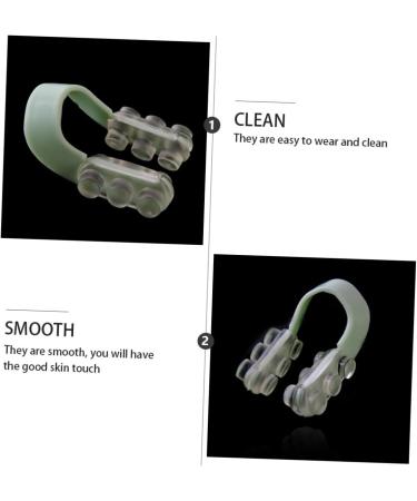 Healvian 2 Sets Nose Clip Set for Snoring Aid and Facial Beauty - U-Type Nasal Splint and Sleeping Nose Clips - Buy Online on SooperMarket.com