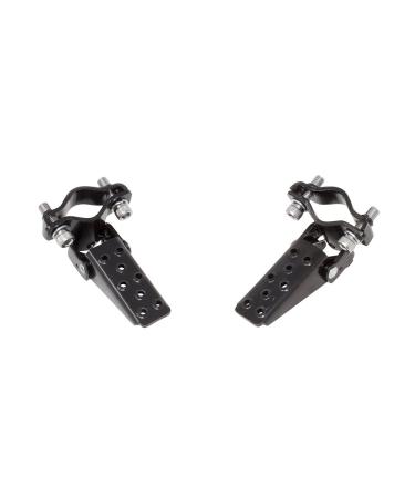 Fenix Cycles Foldable Fork Step Pegs Chrome Black
