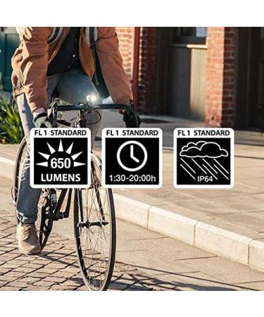 NiteRider Lumina Micro 650 Front & Sabre 110 Rear Bike Light Combo Pack - Black (7711) - Buy Online on SooperMarket.com