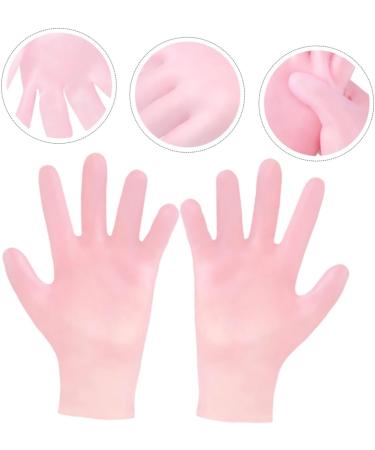 minkissy 1 Pair Whitening Moisturizing Gloves Pink Cotton Gloves Waterproof Gloves Moisturizing Gloves for Cracked Hand Holly Headband Dry Rough Skin Glove Sun Protection Sebs - Buy Online on SooperMarket.com