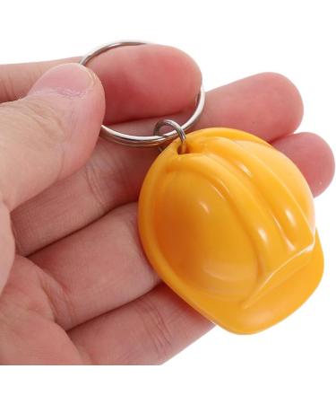 IMIKEYA Construction Hat Keychain 6pcs Mini Helmet Key Rings Safety Helmets Hard Hats Pendant Charms Construction Party Favors Yellow - Buy Online on SooperMarket.com