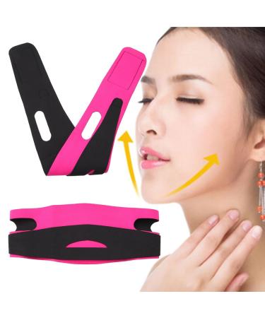 Vctitil Women Pink Slimming Face Bandage - V-Shaped Lifting Wrinkle Removal & Double Chin Reduction Beauty Tool - Buy Online on SooperMarket.com