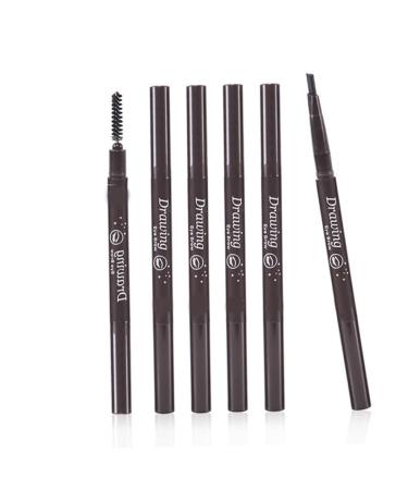 WOFASHPURET 2 1 Waterproof Brow Pencil Eyebrow Makeup Eyebrow Pencil Waterproof Blush To Rotate Automatic