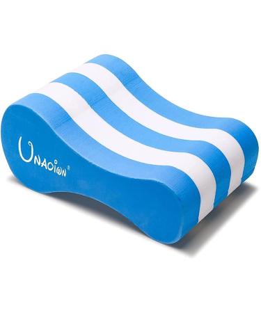UNAOIWN Pull Buoy EVA 5-Layer Leg Float - Swimming Pool Training Aid for Adults and Beginners (Blue) - Buy Online on SooperMarket.com
