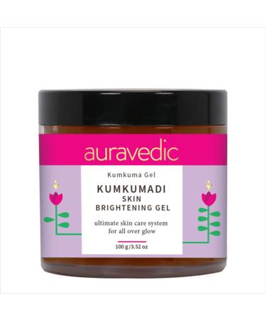 Kumkumadi Gel | Saffron Infused Face Moisturizer to Revive Dull Skin | Long Lasting Hydration for All Skin Types | Natural Skin Illuminator | 3.53 Oz/100g