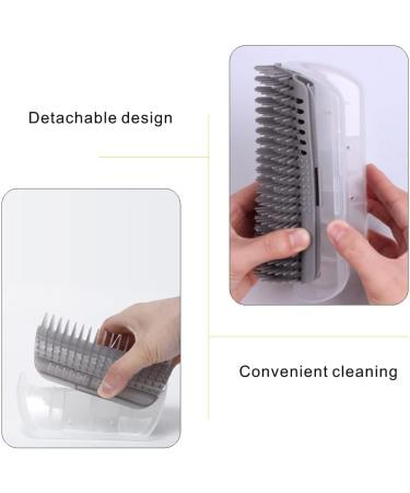 ZBJBinCH 2 Pcs Cat Self Groomer PP Wall Corner Grooming Brush Comfortable Cats Massage Comb for All Long and Short Hair Pet Cats(Gray) - Buy Online on SooperMarket.com